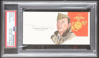 Thomas Miller Signed Cut Signature (PSA) WWII USMC AV-8 Harrier Pilot & DFC Recipient (PSA) at PristineAuction.com