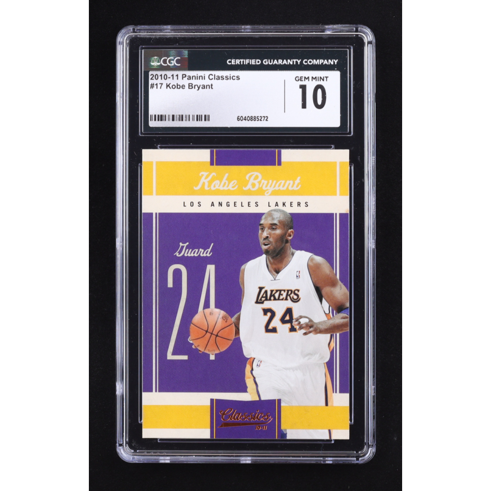 Kobe Bryant 2010-11 Classics #17 (CGC 10) at PristineAuction.com