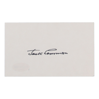 Jack Lemmon Signed Index Card (ACOA) at PristineAuction.com