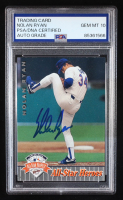 Nolan Ryan Signed 1992 Upper Deck FanFest #37 (PSA | Auto 10) at PristineAuction.com