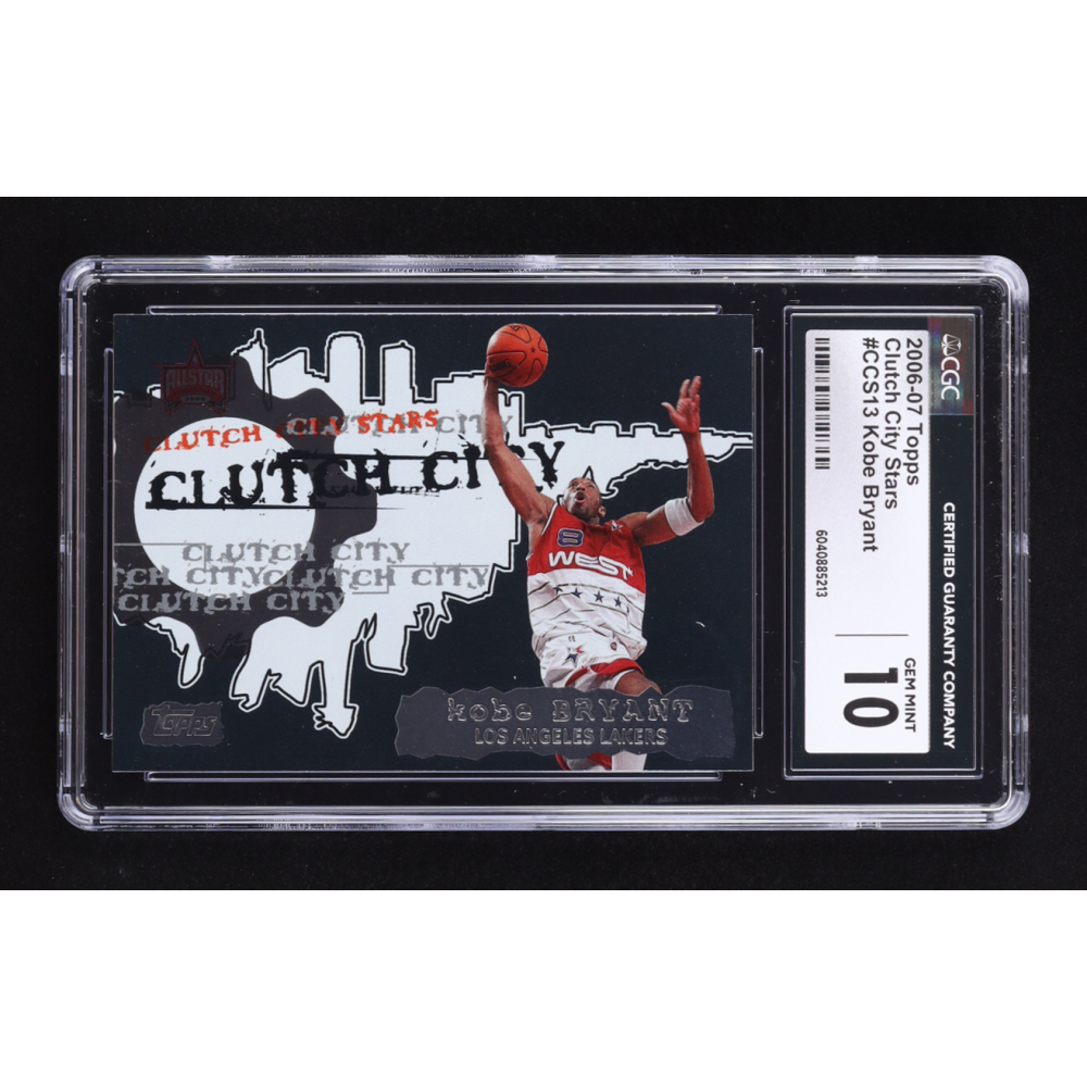 Kobe Bryant 2006-07 Topps Clutch City Stars #13 (CGC 10) at PristineAuction.com