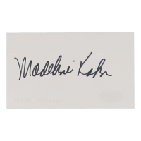 Madeline Kahn Signed Index Card (ACOA) at PristineAuction.com