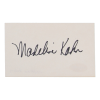 Madeline Kahn Signed Index Card (ACOA) at PristineAuction.com