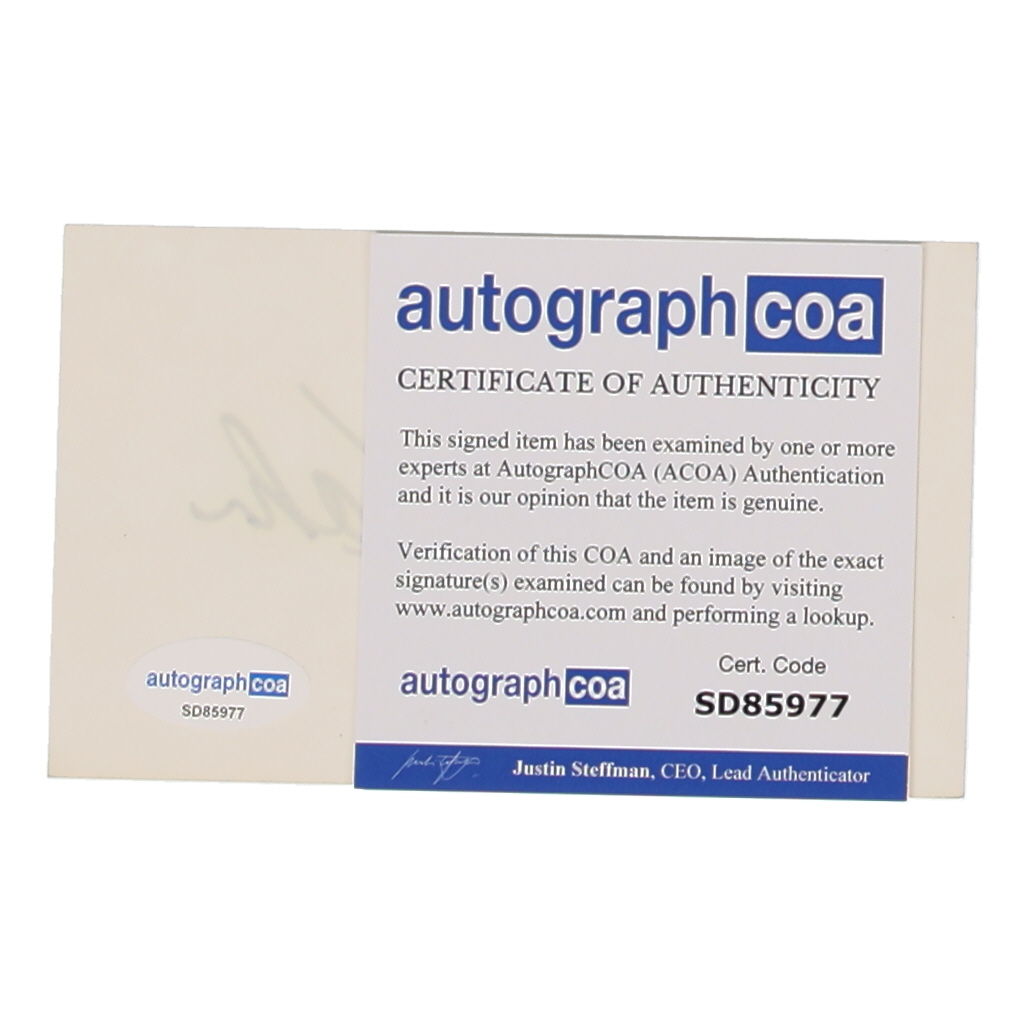 Madeline Kahn Signed Index Card (ACOA) at PristineAuction.com Madeline Kahn Signed Index Card (ACOA) at PristineAuction.com