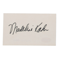 Madeline Kahn Signed Index Card (ACOA) at PristineAuction.com