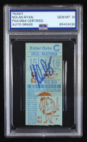 Nolan Ryan Signed 1969 World Championship Season Original Shea Stadium Ticket (PSA | Autograph Grade 10) at PristineAuction.com