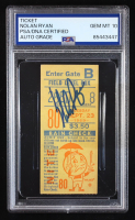 Nolan Ryan Signed 1969 World Championship Season Original Shea Stadium Ticket (PSA | Autograph Grade 10) at PristineAuction.com