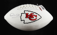 Patrick Mahomes Signed Chiefs Logo Football (Fanatics) at PristineAuction.com