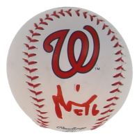 Shinnosuke Ogasawara Signed OML Nationals Logo Baseball (JSA) at PristineAuction.com