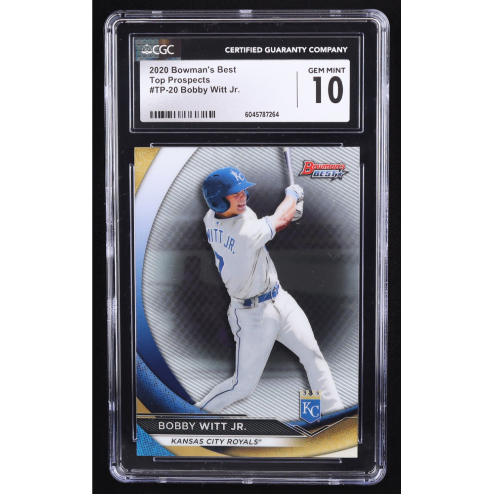 Bobby Witt Jr. 2020 Bowman's Best Top Prospects #TP20 RC (CGC 10) at PristineAuction.com