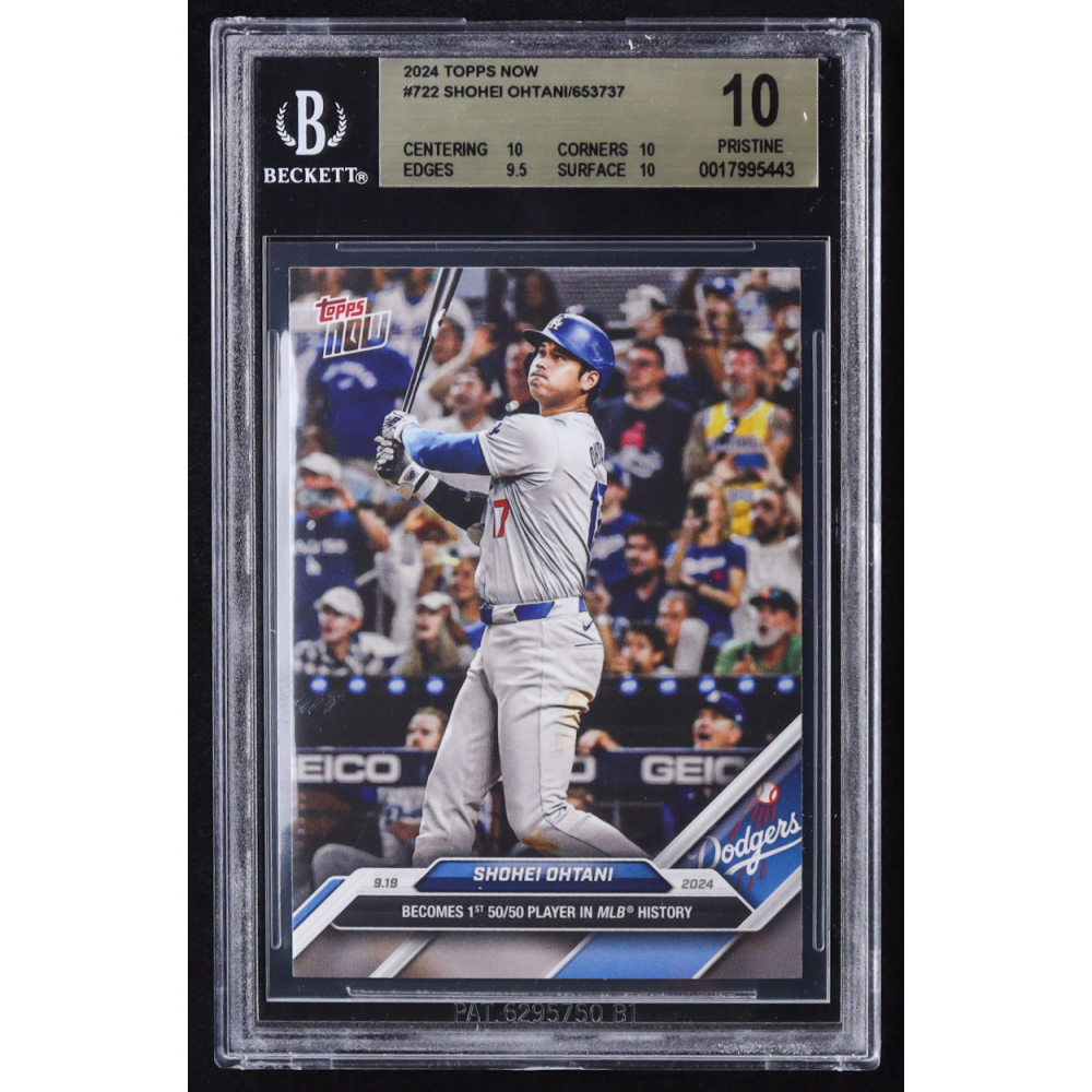 Shohei Ohtani 2024 Topps Now #722 (BGS 10) at PristineAuction.com