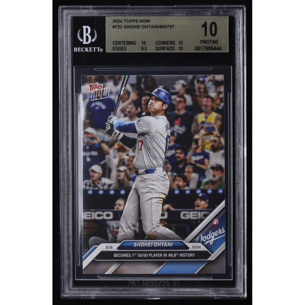 Shohei Ohtani 2024 Topps Now #722 (BGS 10) at PristineAuction.com