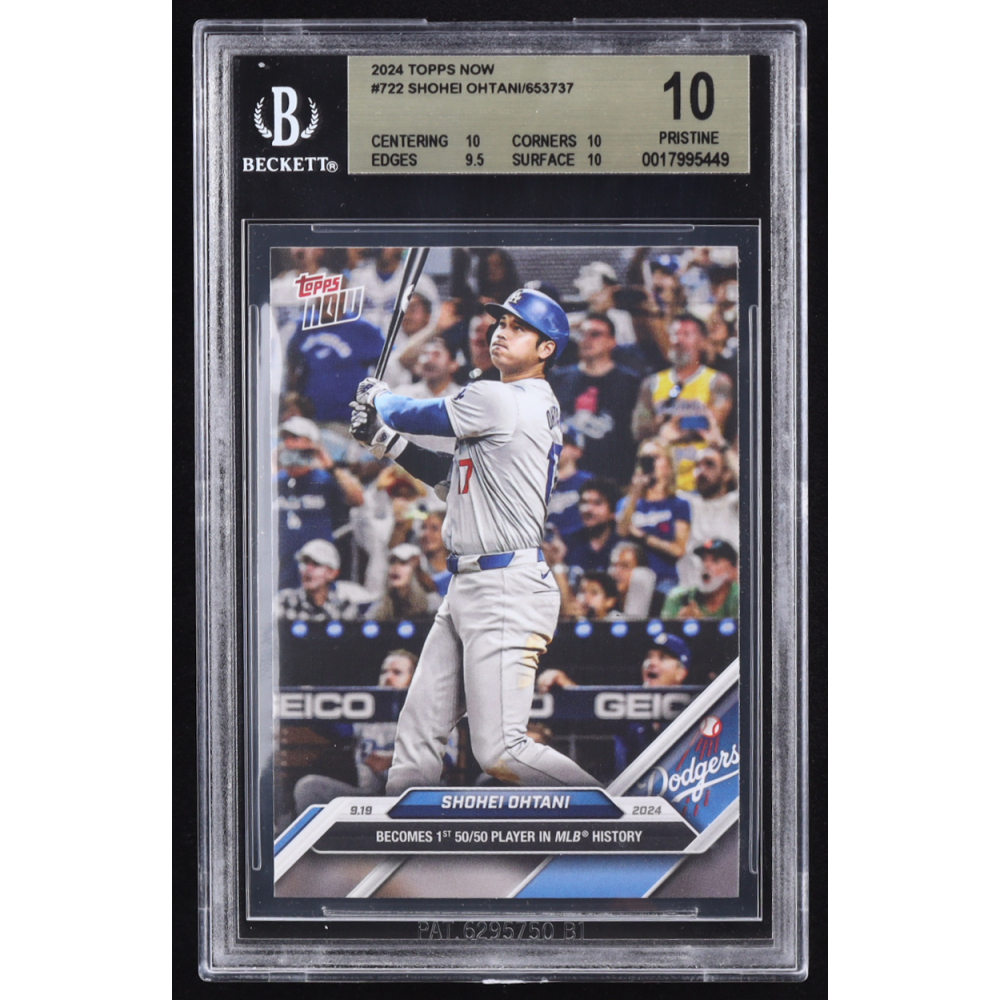 Shohei Ohtani 2024 Topps Now #722 (BGS 10) at PristineAuction.com