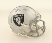 Geno Smith Signed Raiders Speed Mini Helmet (Beckett) at PristineAuction.com