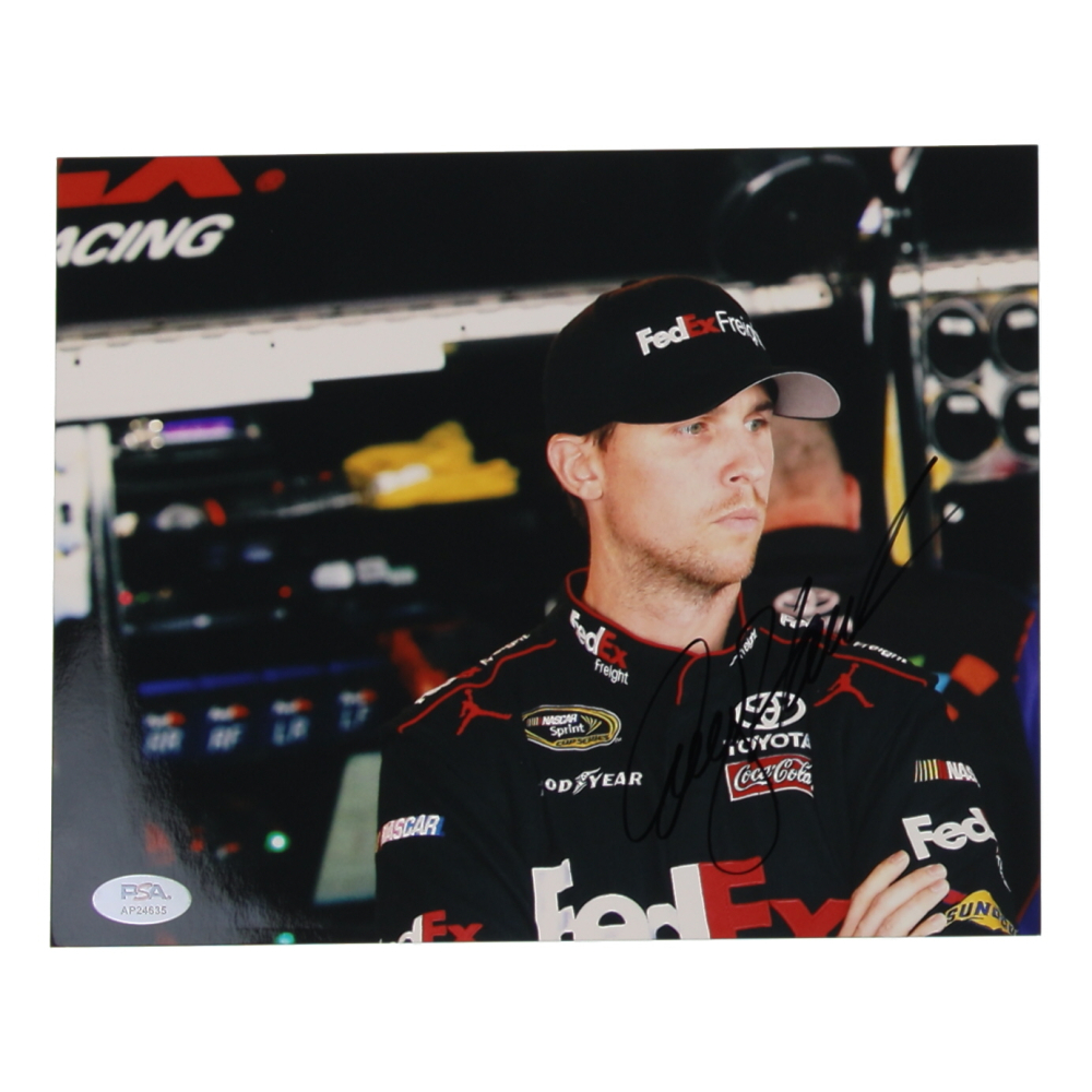 Denny Hamlin Signed NASCAR 8x10 Photo (PSA) at PristineAuction.com