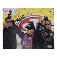 Denny Hamlin Signed NASCAR 8x10 Photo (PSA) at PristineAuction.com