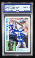 Darryl Strawberry Signed 1984 Topps #182 RC "'86 WS Champs" (PSA | Auto 10) at PristineAuction.com