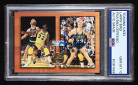 Larry Bird Signed 1993-94 Hoops #MB1 Magic Johnson / Larry Bird (PSA | Auto 10) at PristineAuction.com