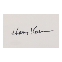 Harvey Korman Signed Index Card (ACOA) at PristineAuction.com
