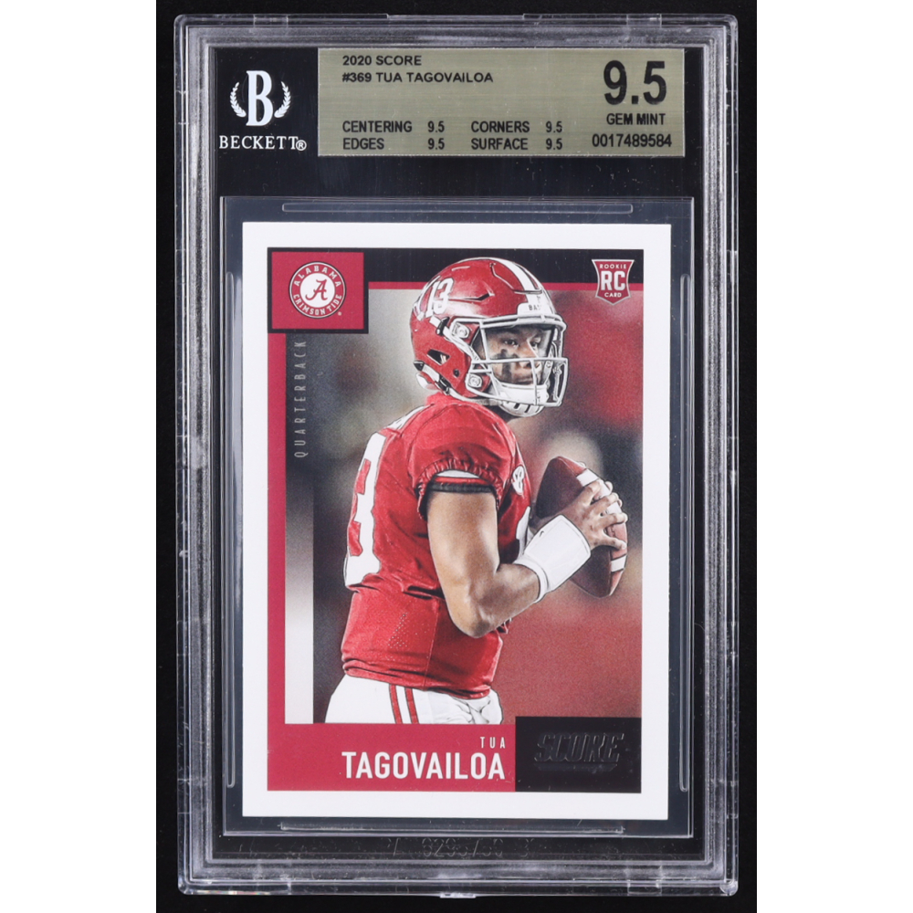Tua Tagovailoa 2020 Score #369 RC (BGS 9.5) at PristineAuction.com