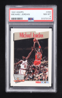 Michael Jordan 1991-92 Hoops #455 SC (PSA 8) at PristineAuction.com