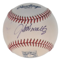 John Smoltz Signed OML Hall of Fame Logo Baseball (JSA) at PristineAuction.com