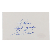 Gordie Howe Signed Index Card Inscribed "Hi Dane" & "Best Regards" (ACOA) at PristineAuction.com