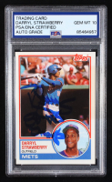 Darryl Strawberry Signed 1983 Topps Traded #108T "'86 WS Champs" (PSA | Auto 10) at PristineAuction.com