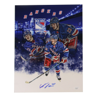 Adam Fox Signed Rangers 11x14 Photo (JSA) at PristineAuction.com