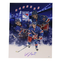 Adam Fox Signed Rangers 11x14 Photo (JSA) at PristineAuction.com