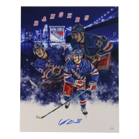 Adam Fox Signed Rangers 11x14 Photo (JSA) at PristineAuction.com