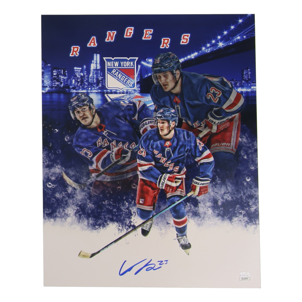 Adam Fox Signed Rangers 11x14 Photo (JSA) at PristineAuction.com