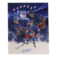 Adam Fox Signed Rangers 11x14 Photo (JSA) at PristineAuction.com