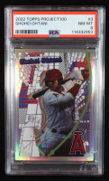Shohei Ohtani 2022 Topps Project100 #3 / J. Demsky (PSA 8) at PristineAuction.com