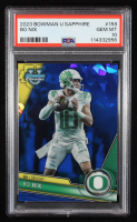 Bo Nix 2023 Bowman Chrome Sapphire University #159 RC (PSA 10) at PristineAuction.com