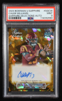 Caleb Williams 2023 Bowman Chrome Sapphire University Sapphire Selections Autographs Gold Refractors #SGCW RC #2/50 (PSA 9) at PristineAuction.com