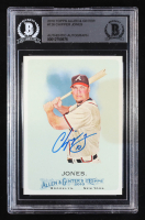 Chipper Jones Signed 2010 Topps Allen & Ginter #126 (BGS) at PristineAuction.com