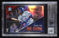 Vladimir Guerrero Jr. Signed 2019 Bowman Chrome Ready For The Show #RFTS1 RC (BGS | Auto 10) at PristineAuction.com