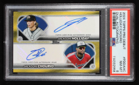 Jackson Chourio / Jackson Holliday 2024 Topps Pro Debut Dual Autographs #PDDAHC RC #17/25 (PSA 8) at PristineAuction.com