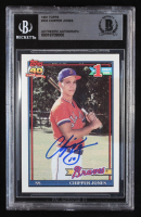 Chipper Jones Signed 1991 Topps #333 RC (BGS) at PristineAuction.com