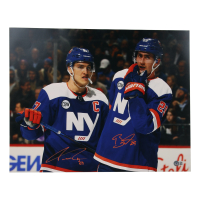 Anders Lee & Brock Nelson Signed Islanders 16x20 Photo (Beckett) at PristineAuction.com