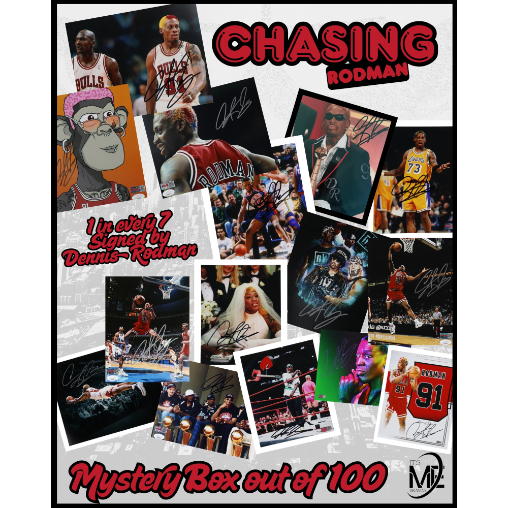 Chasing Dennis Rodman Mystery Box at PristineAuction.com