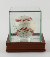 Dodgers Greats ONL Baseball Signed by (16) with Don Drysdale, Sandy Koufax, Duke Snider in Display Case (PSA) at PristineAuction.com