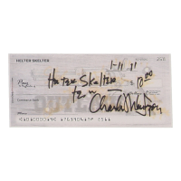 Charles Manson Signed 2011 Personal Check (ACOA) at PristineAuction.com