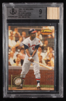 Hank Aaron 1994 Ted Williams 500 Club #1 with Game-Used Bat Piece (BGS 9) at PristineAuction.com