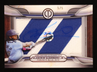 Vladimir Guerrero Jr. 2025 Topps Tribute Prime Patch Autographs Red #PPAVGJ #5/5 at PristineAuction.com