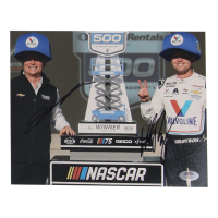 Jeff Gordon & William Byron Signed NASCAR 8x10 Photo (PSA) at PristineAuction.com