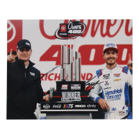 Jeff Gordon & Kyle Larson Signed NASCAR 8x10 Photo (PSA) at PristineAuction.com