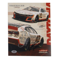 Dale Earnhardt Jr. & Justin Allgaier Signed NASCAR 8x10 Photo (PSA) at PristineAuction.com