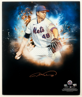 Jacob deGrom Signed Mets 20x24 Poster Board (Fanatics & MLB) at PristineAuction.com